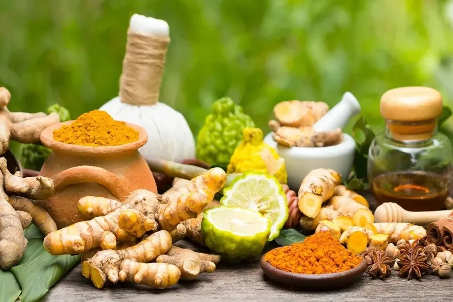 Handcrafted herbal oils and Ayurvedic preparations