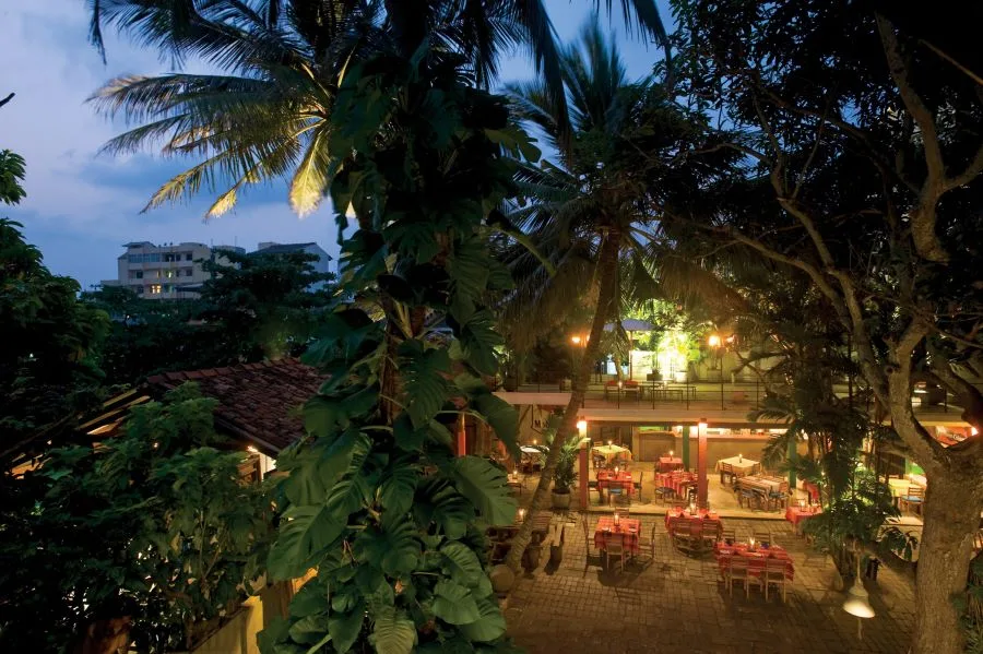 Barefoot Garden Cafe courtyard and live music in Colombo