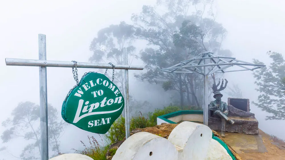 Lipton's Seat Panorama & Ravana Waterfalls