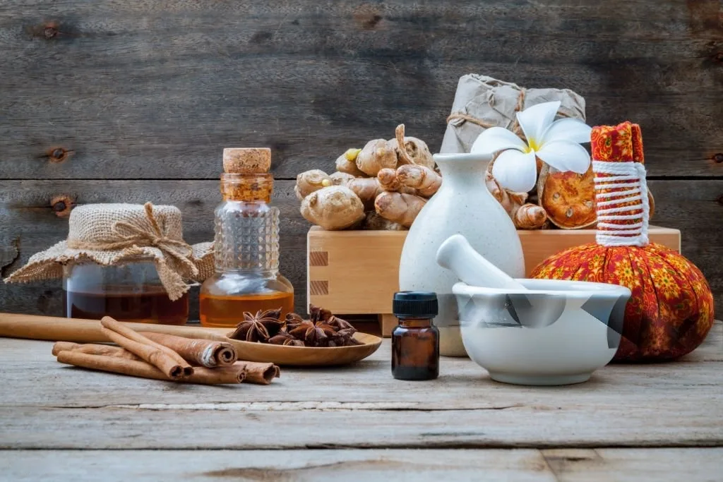 Ayurvedic herbal decoctions and plant-based medicines