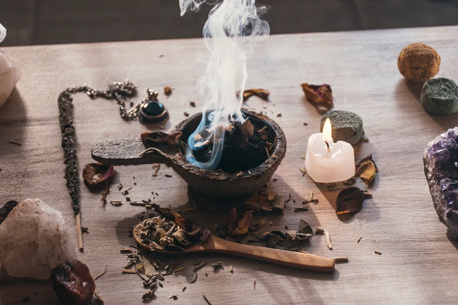 Historical Ayurvedic treatments and herbal incense resins