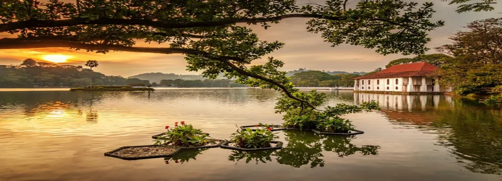 Kandy - Scenic landscape in The Central Highlands, Sri Lanka