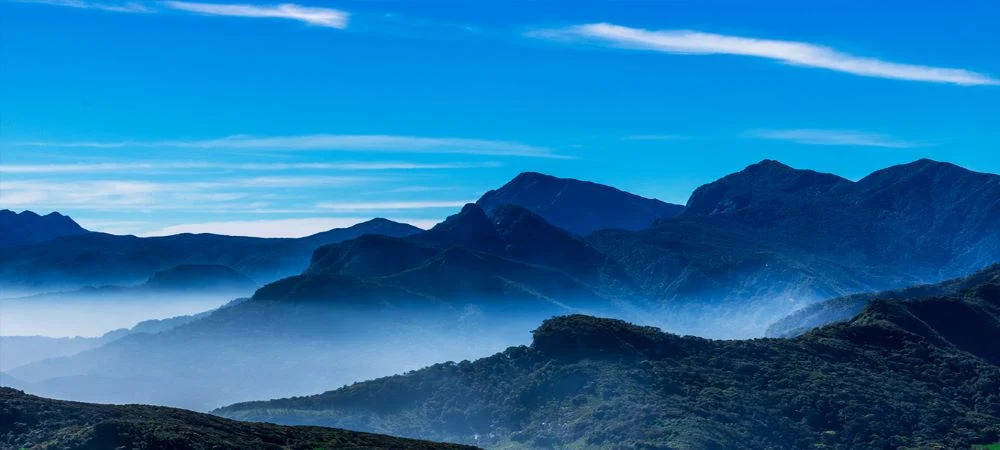 Knuckles Mountain Range - Scenic landscape in The Central Highlands, Sri Lanka