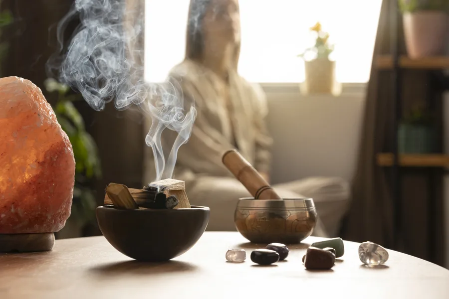 Tranquil outdoor relaxation supporting emotional equilibrium