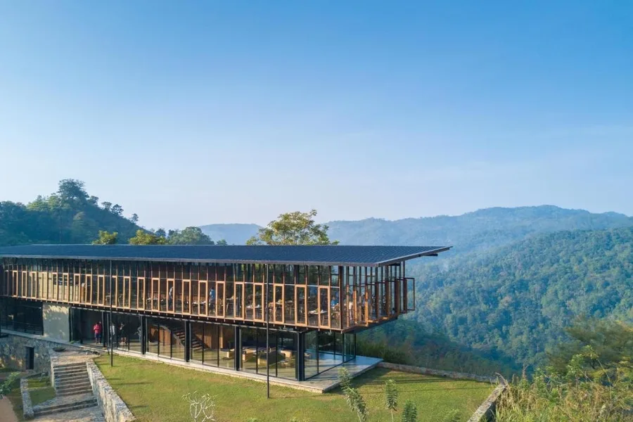 Santani Wellness Resort and Spa nestled in the misty central highlands