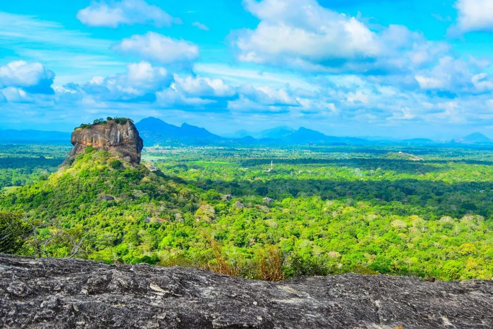 SIGIRIYA - Scenic landscape in The Cultural Triangle, Sri Lanka