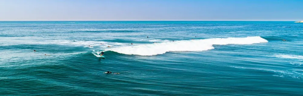 Surfing in Unawatuna - Scenic landscape in The Southern Coasts, Sri Lanka